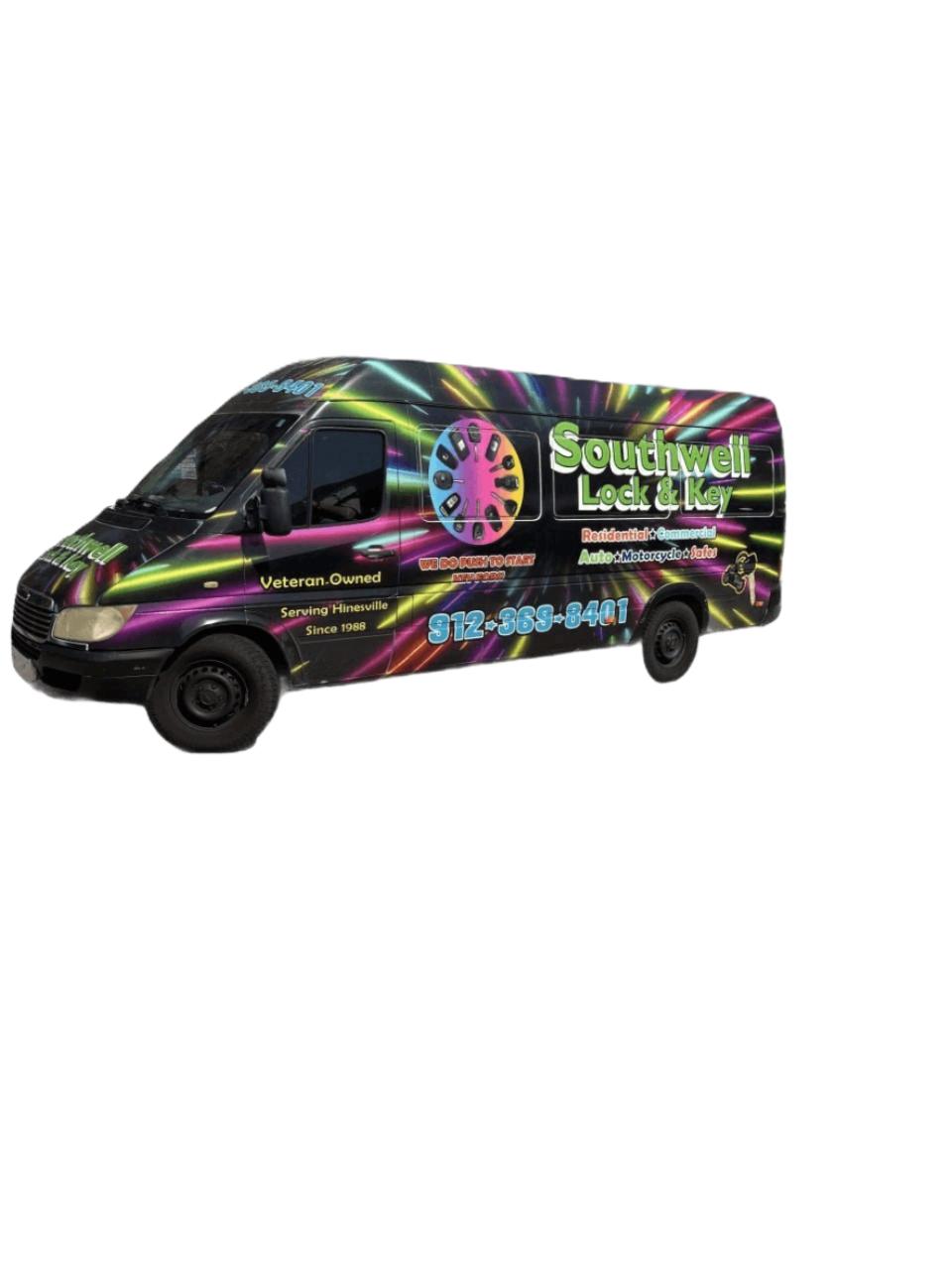 Southwell Lock and Key service van